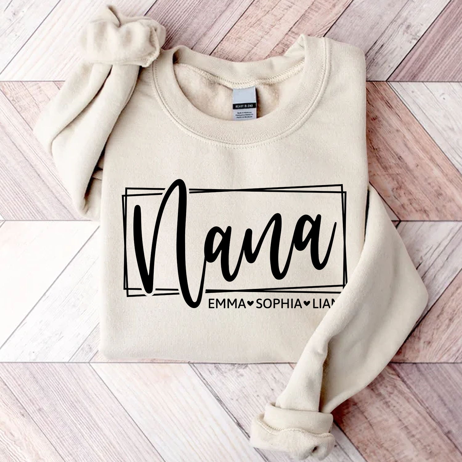 Custom Nana And Grandkids Sweatshirt