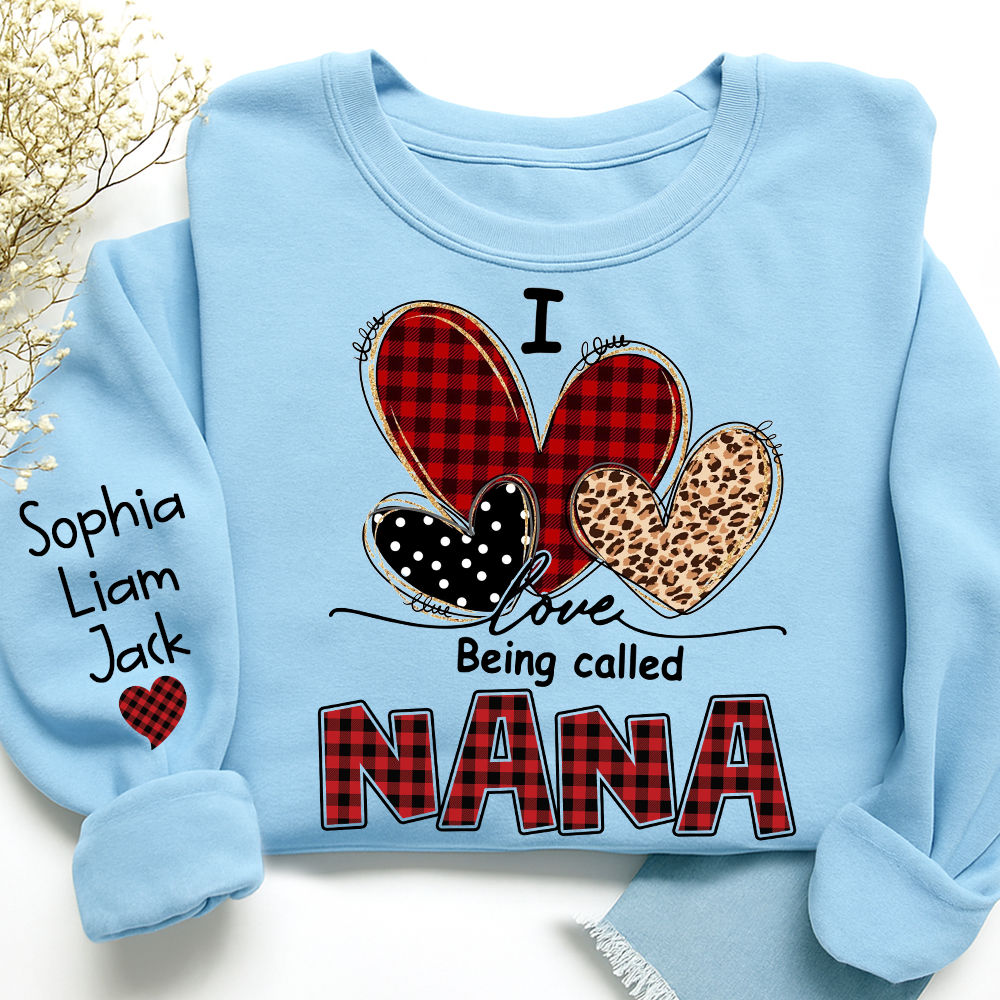 Custom I Love Being Called Mimi Sweatshirt, Grandma Shirt with Kids Names, Mother's Day Gift for Grandma