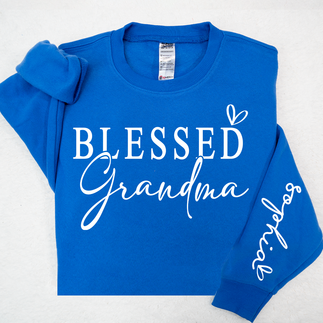 Custom Blessed Grandma And Kids LTP01