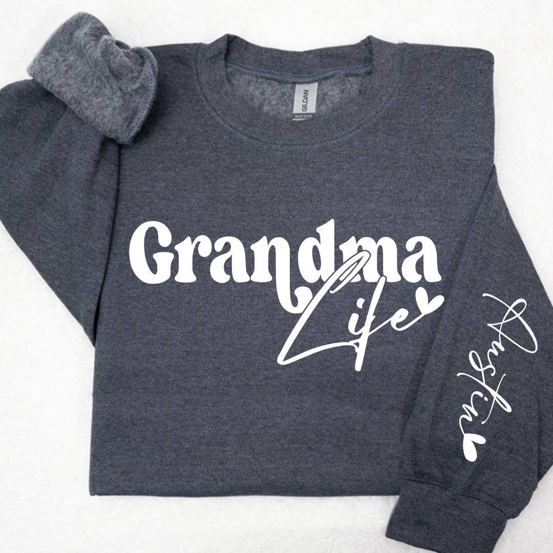 Custom Grandma Life And Heart Kid PLT01