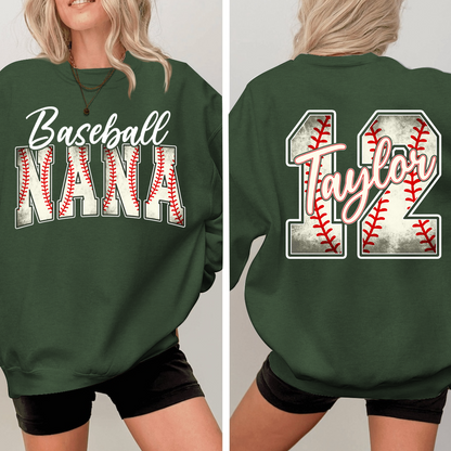 Personalized baseball Nana, Custom Baseball For Give Grandma And Kids