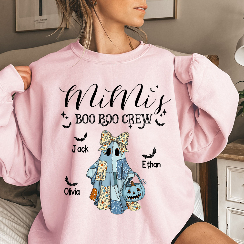 Personalized Halloween Mimi Boo Crew, Gifts for Grandma and Kids