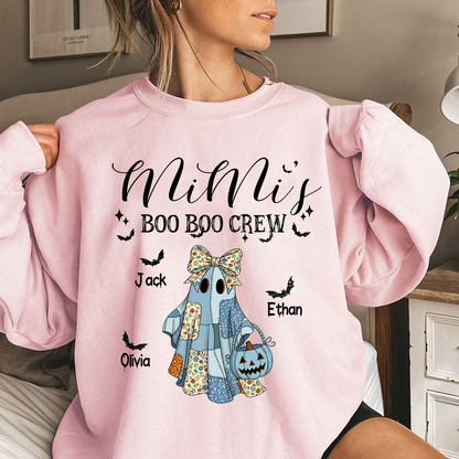 Personalized Halloween Mimi Boo Crew, Gifts for Grandma and Kids