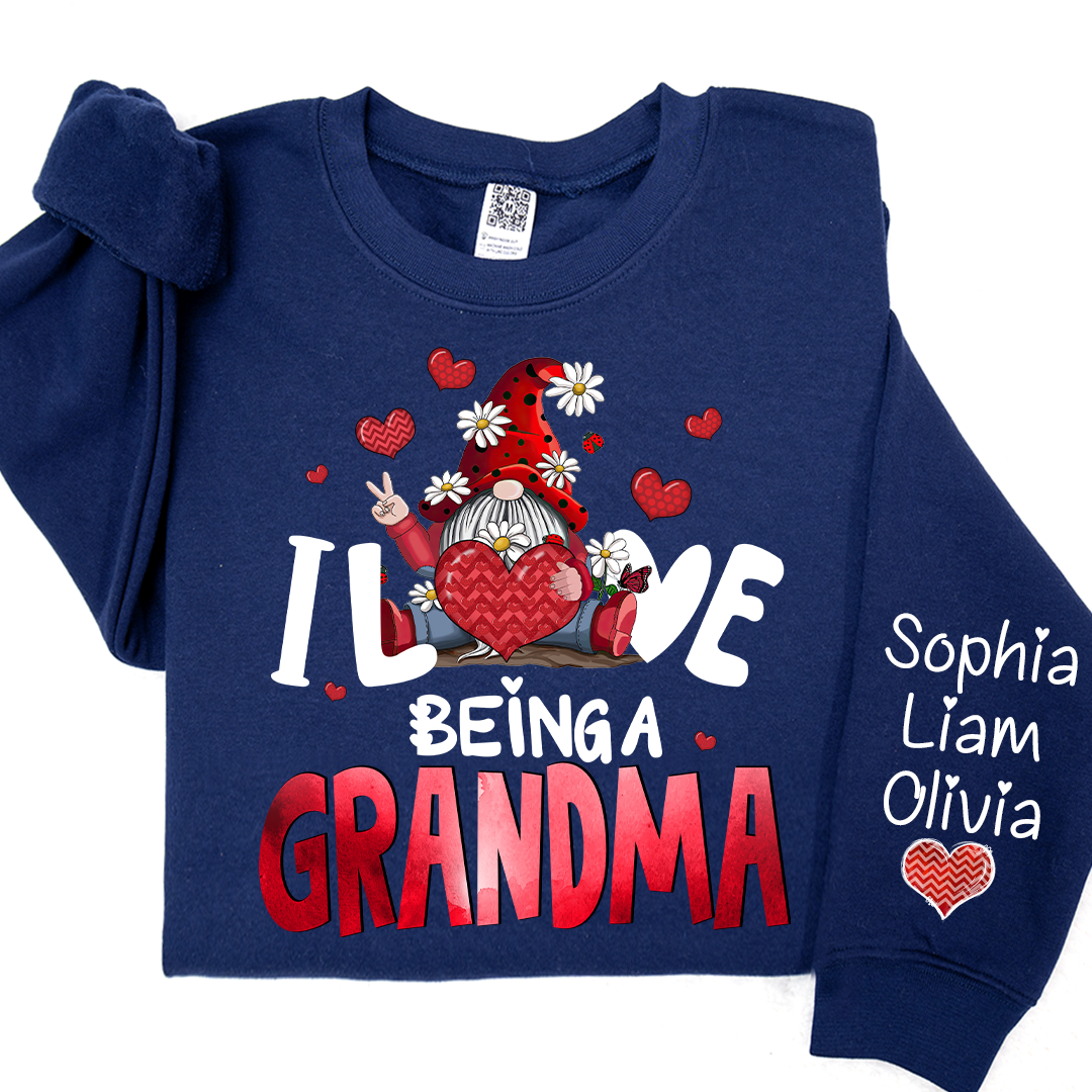 Valentine I Love Being A Grandma And Kids LTP01