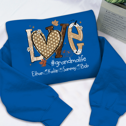 Cozy Up with a Custom Autumn Sweatshirt for Grandma and Kids