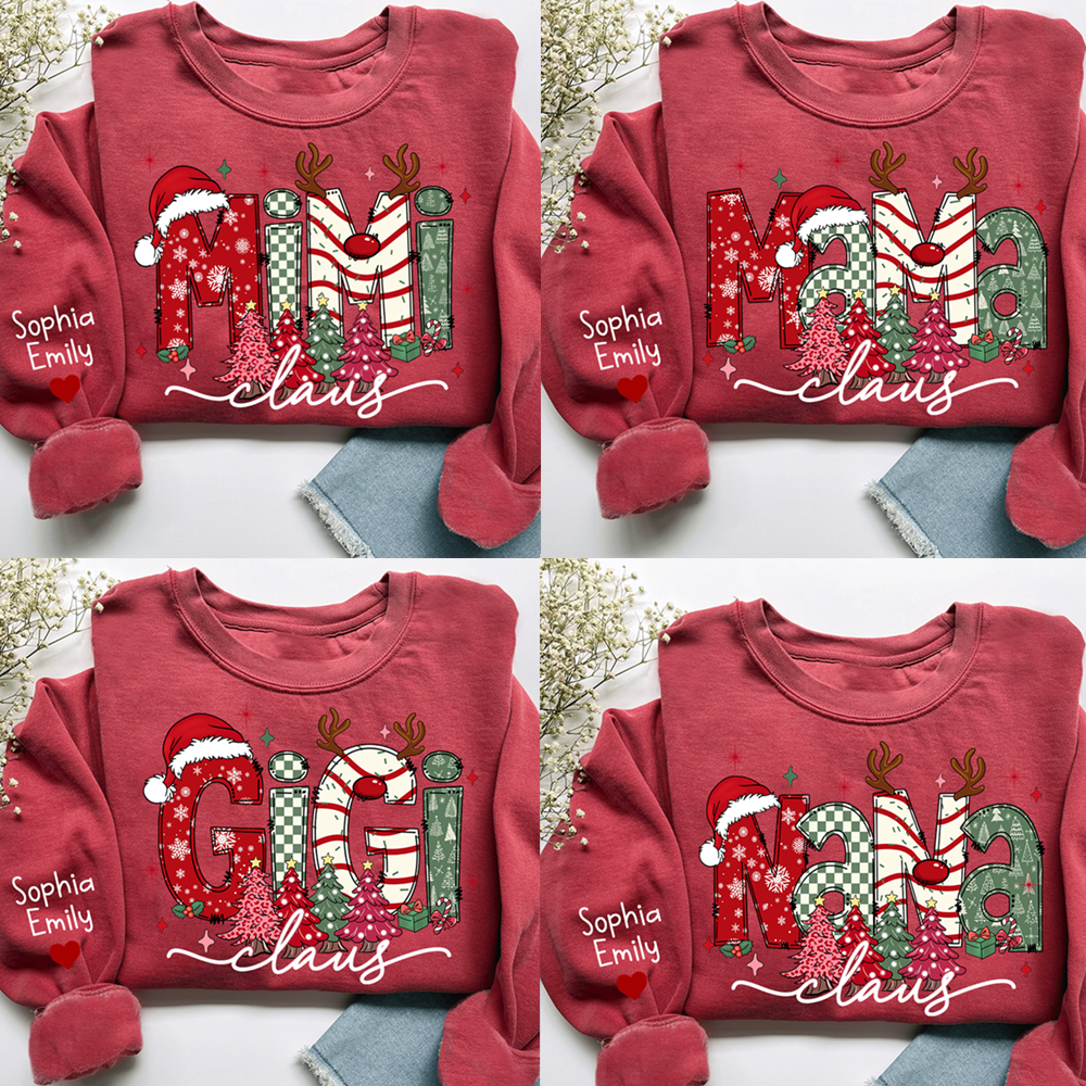 Personalized Christmas Grandma, Tree Christmas For Grandma, Gift Gigi And Kids