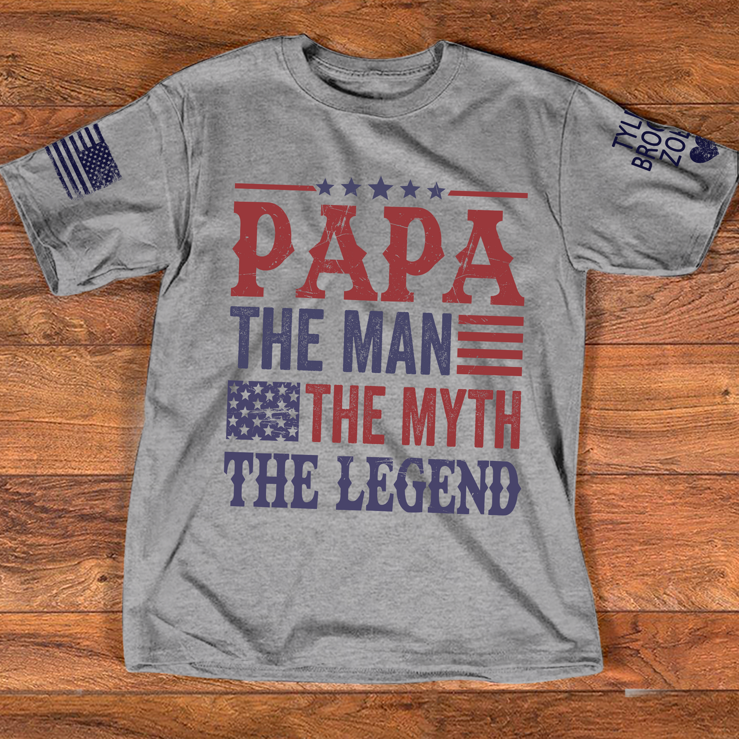 Papa The Man The Myth The Legend And Kids ltp