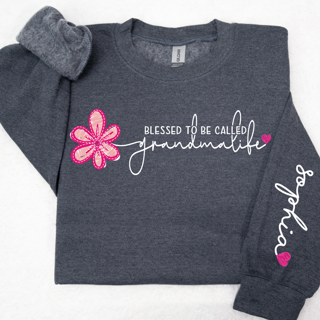 Blessed To Be Called Grandma Heart And Kids LTP01