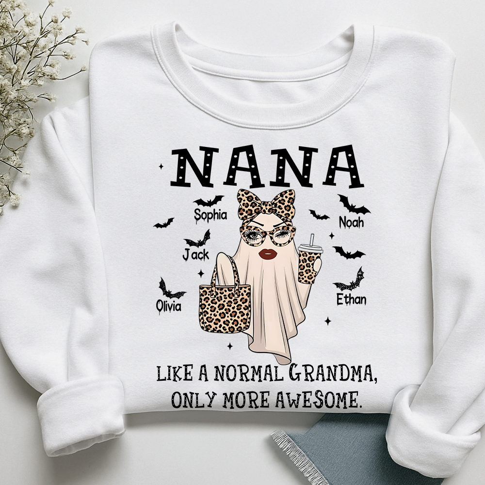 Nana Like A Normal Grandma Only More Awesome, Customized Gifts for Grandma and Grandchild