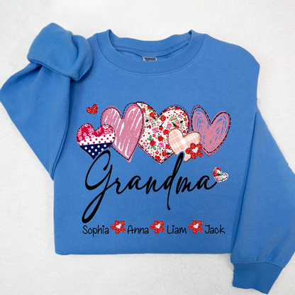 Valentine's Day Heart Grandma Life And Kids LTP01