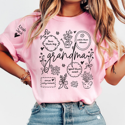 A Classic Floral Print T-shirt For Grandma, The Perfect Mother's Day Gift