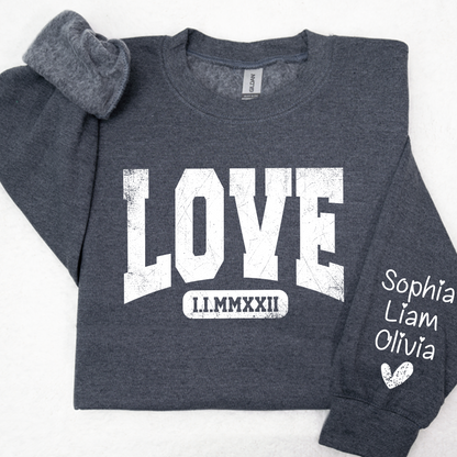 Love Valentine's Day Custom Grandma And Kids LTP01