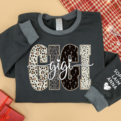 Bible Style Design, Sweatshirt MIX  Custom Gift For Gigi And Her Grandchildren