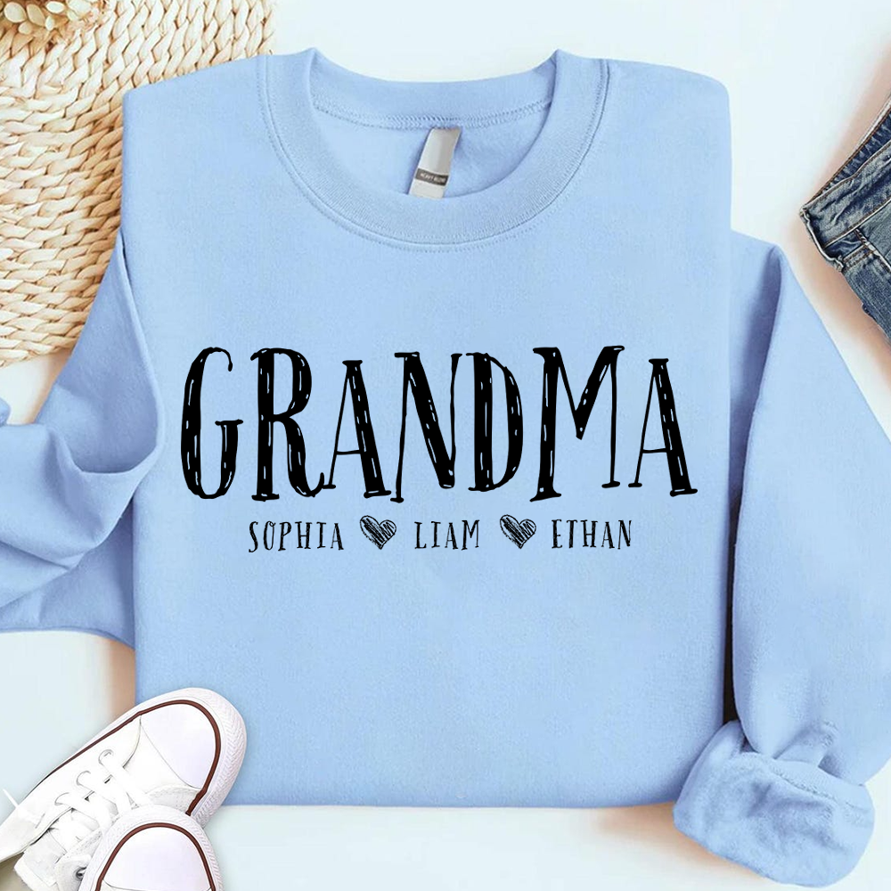 Personalized Nickname Grandma And Kids Names 2025
