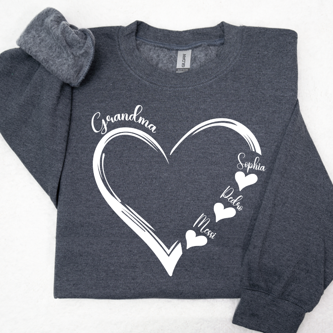 Doodle Heart Valentine For Grandma And Kids LTP01