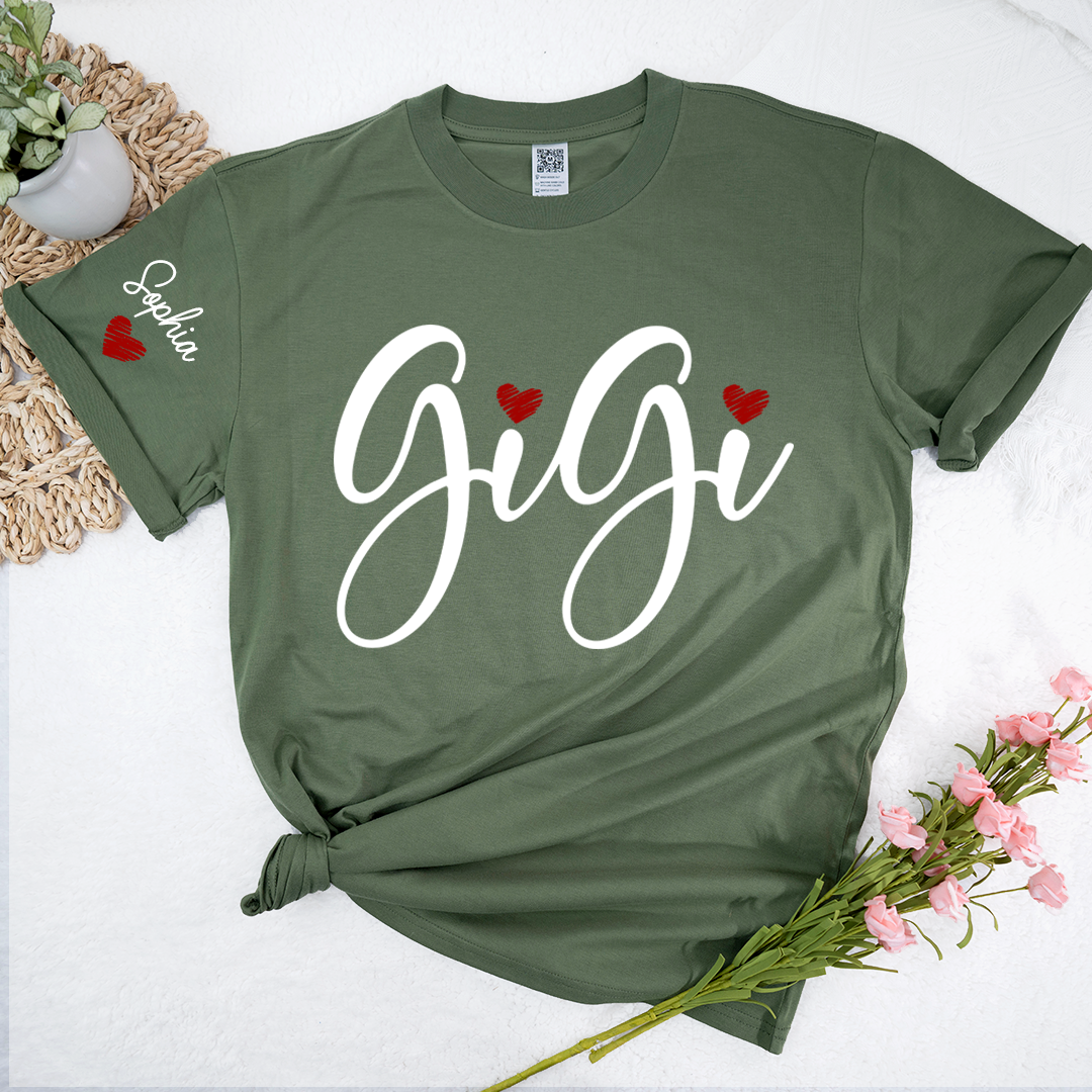 Gigi And Kids Custom T-Shirt 2025, Gift For Grandma