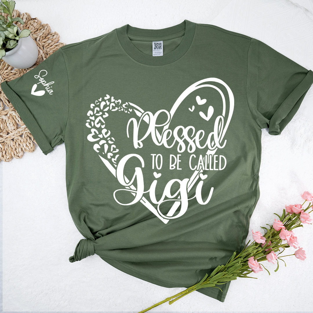 Blessed To Be Call Gigi, Custom Nicknames for Grandma and Kids