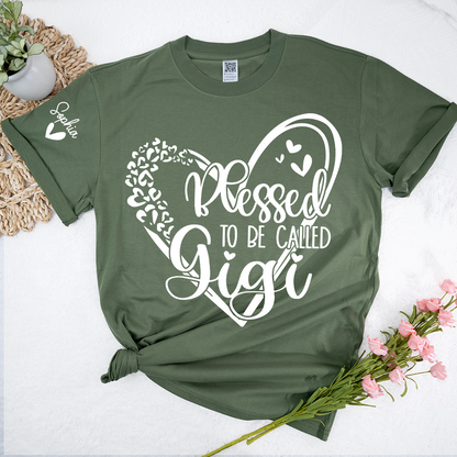 Blessed To Be Call Gigi, Custom Nicknames for Grandma and Kids