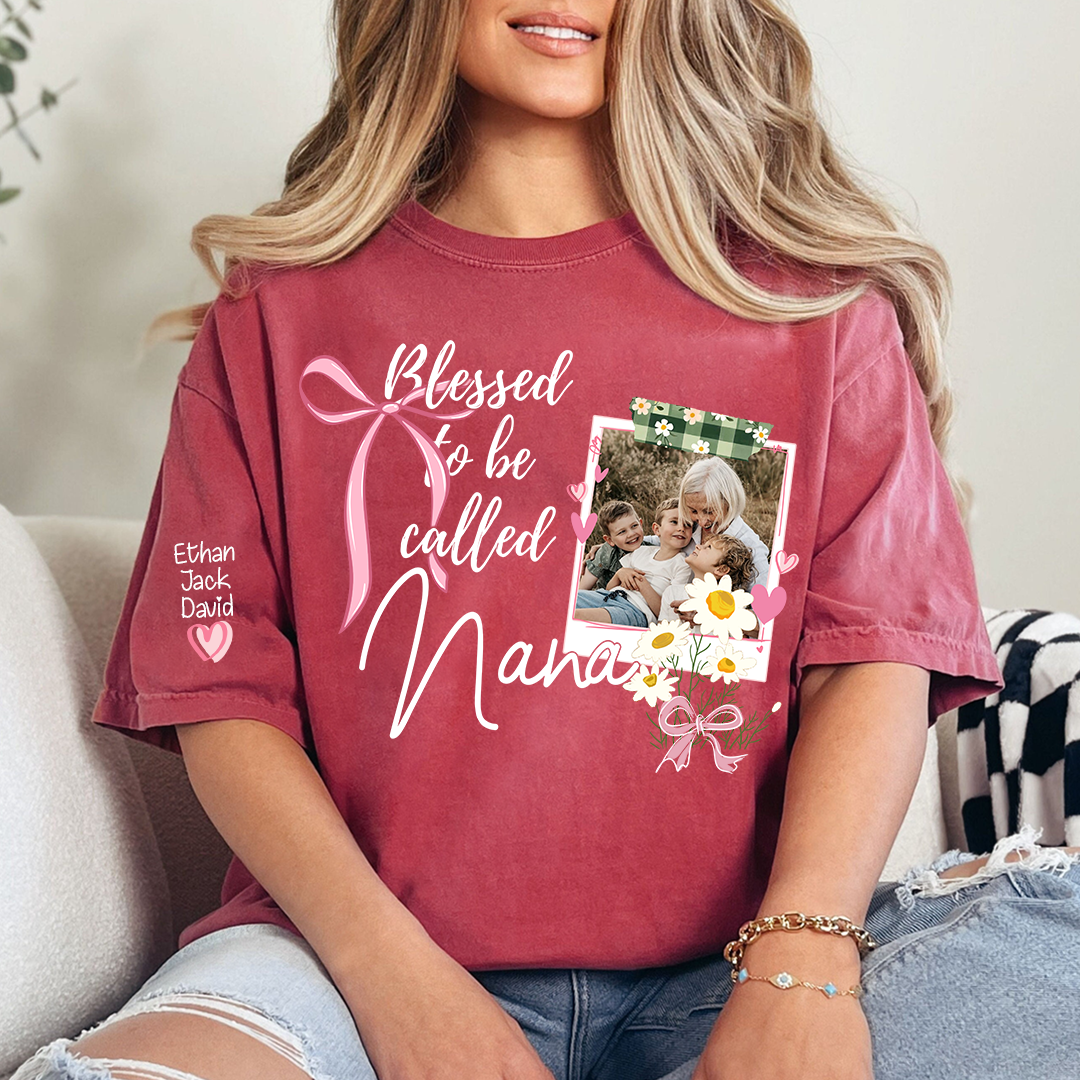 Custom Mother's Day Design Blessed To Be Called, Grandma Plant Seeds Of Love For Gift Nana And Kids