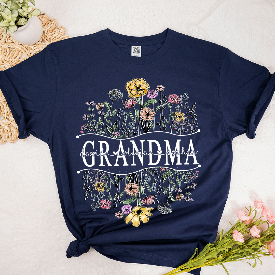 Wildflowers Sketch Grandma And Kids LTP01