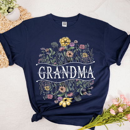 Wildflowers Sketch Grandma And Kids LTP01