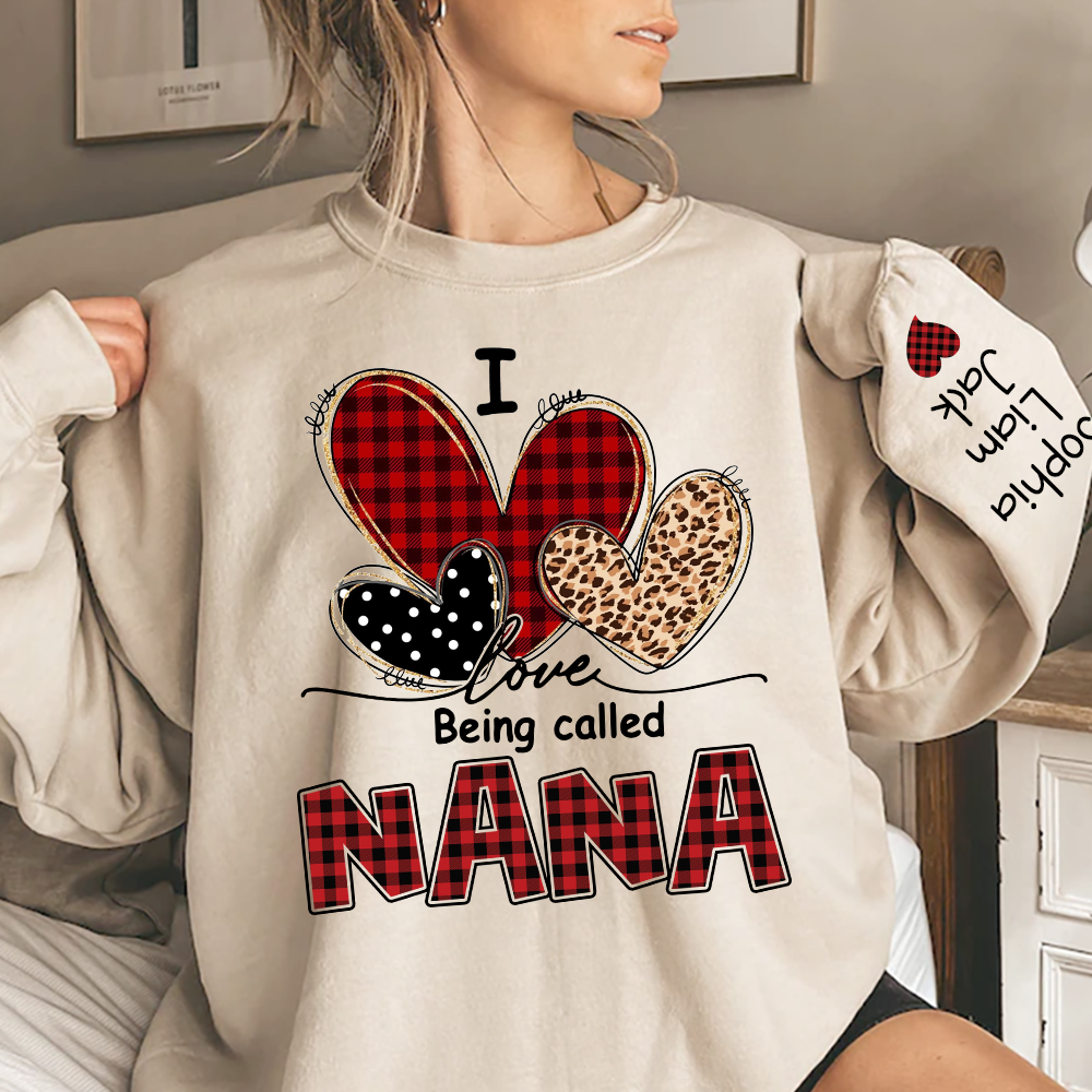 Custom I Love Being Called Mimi Sweatshirt, Grandma Shirt with Kids Names, Mother's Day Gift for Grandma