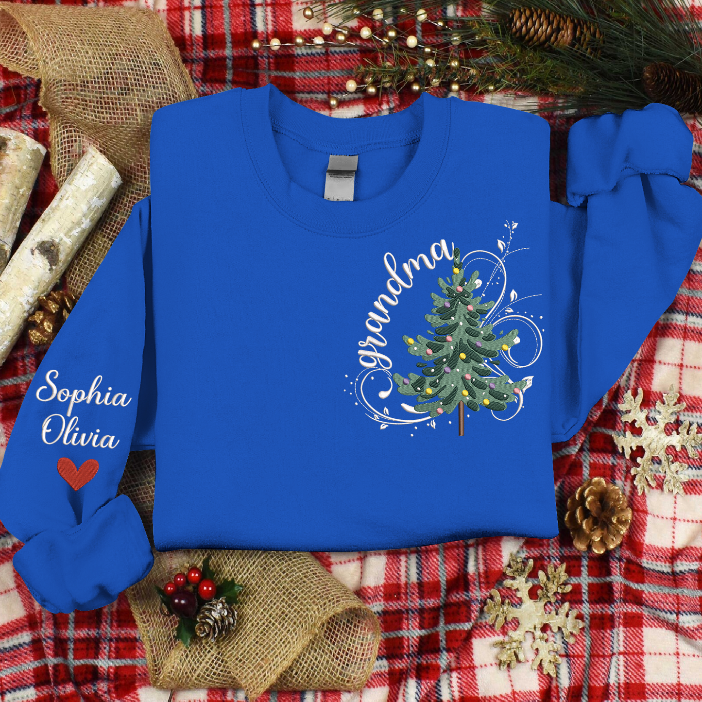 Christmas Gnome Embroidery For Gift Grandma And Kids