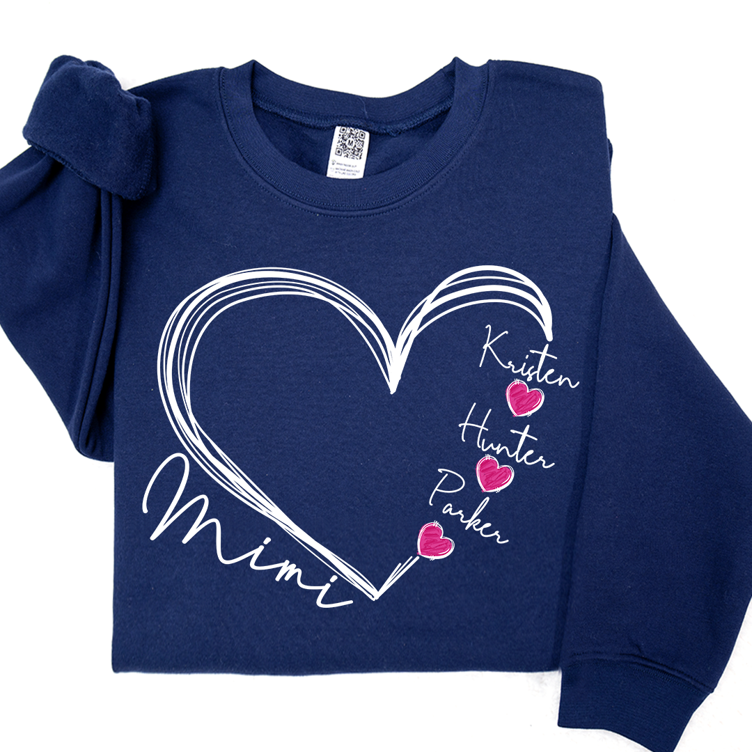 Custom Heart Mimi And Kids Valentine's Day LTP01