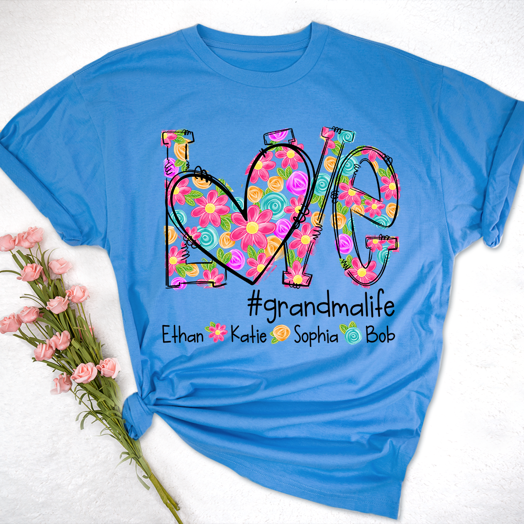 Love Artistic Colorful Gift For Grandma And Kids LTP01