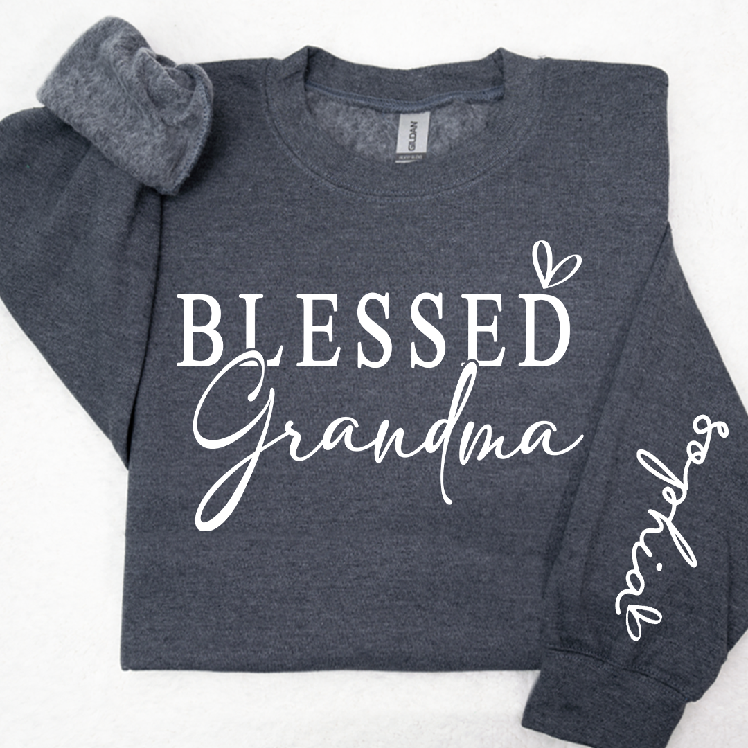 Custom Blessed Grandma And Kids LTP01