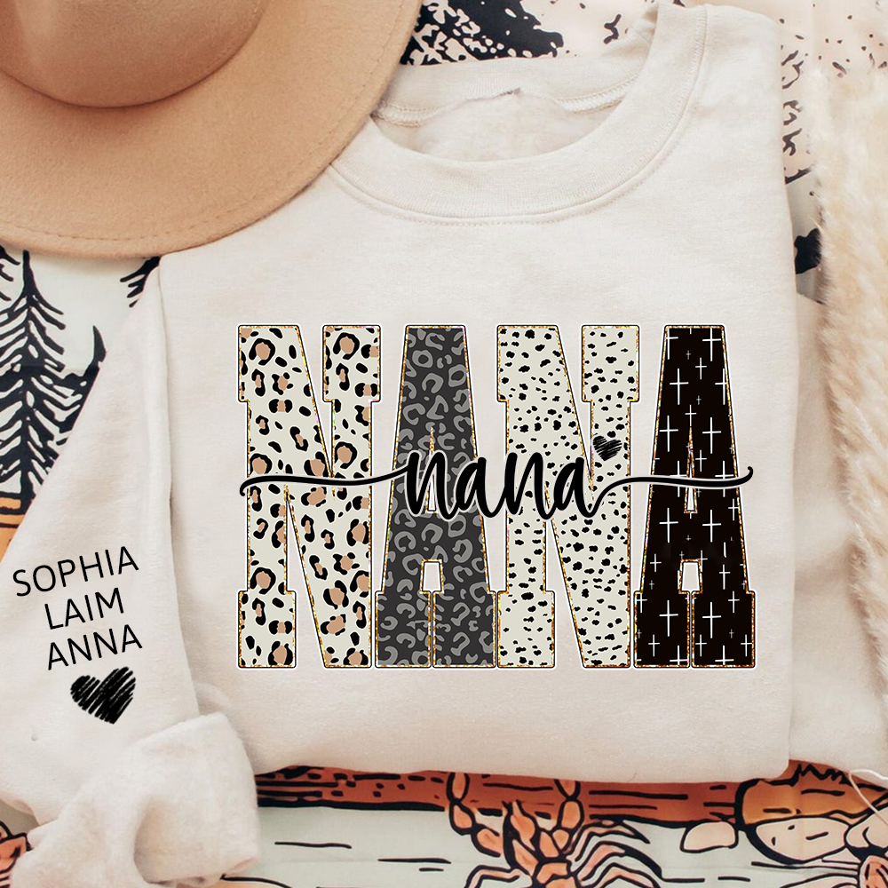 Bible Style Design, Custom Gift For Nana And Her Grandchildren