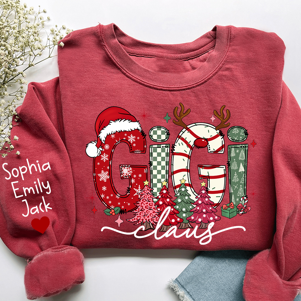 Personalized Christmas Grandma, Tree Christmas For Grandma, Gift Gigi And Kids
