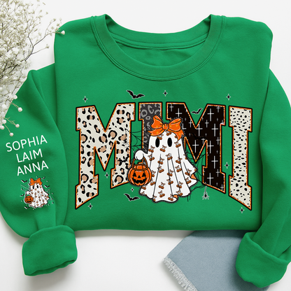 Bible Style Design, Custom Halloween Gift For Mimi And Her Grandchildren