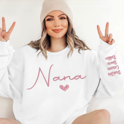 Nana Sweatshirt, Grandma Sweatshirt, Mother's Day Gift, Gift For Mother Sweatshirt