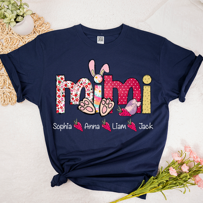 Rainbow Easter Egg Bunny Mimi And Kids Carrot LTP01