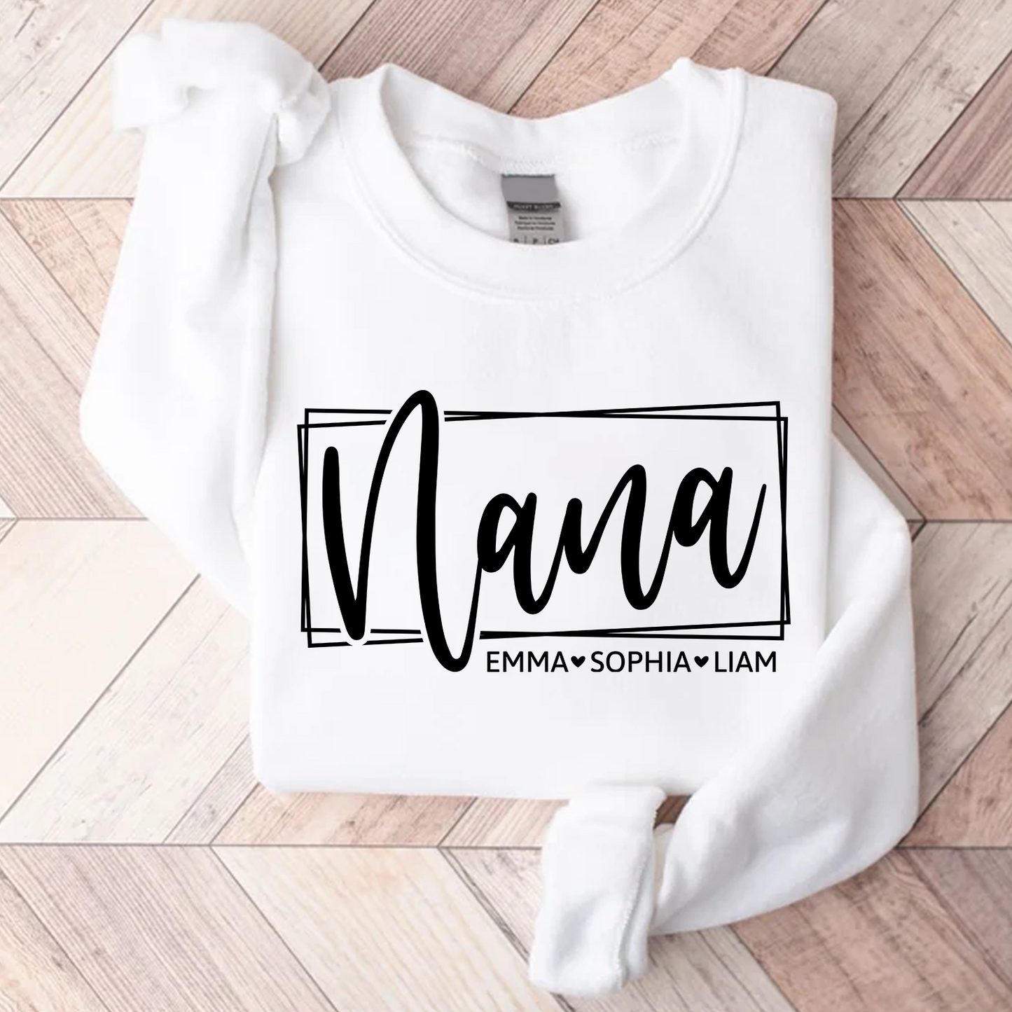 Custom Nana And Grandkids Sweatshirt