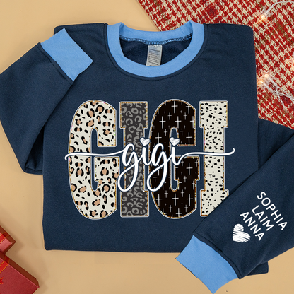 Bible Style Design, Sweatshirt MIX  Custom Gift For Gigi And Her Grandchildren