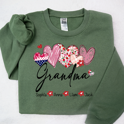 Valentine's Day Heart Grandma Life And Kids LTP01