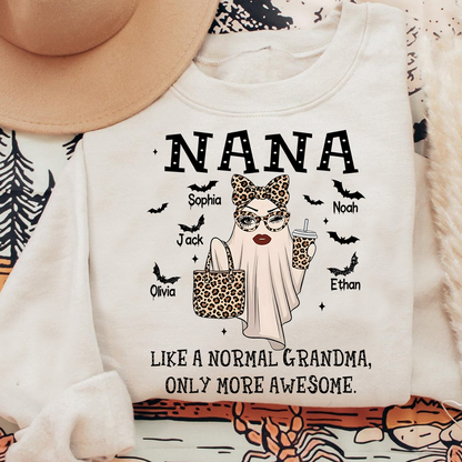 Nana Like A Normal Grandma Only More Awesome, Customized Gifts for Grandma and Grandchild