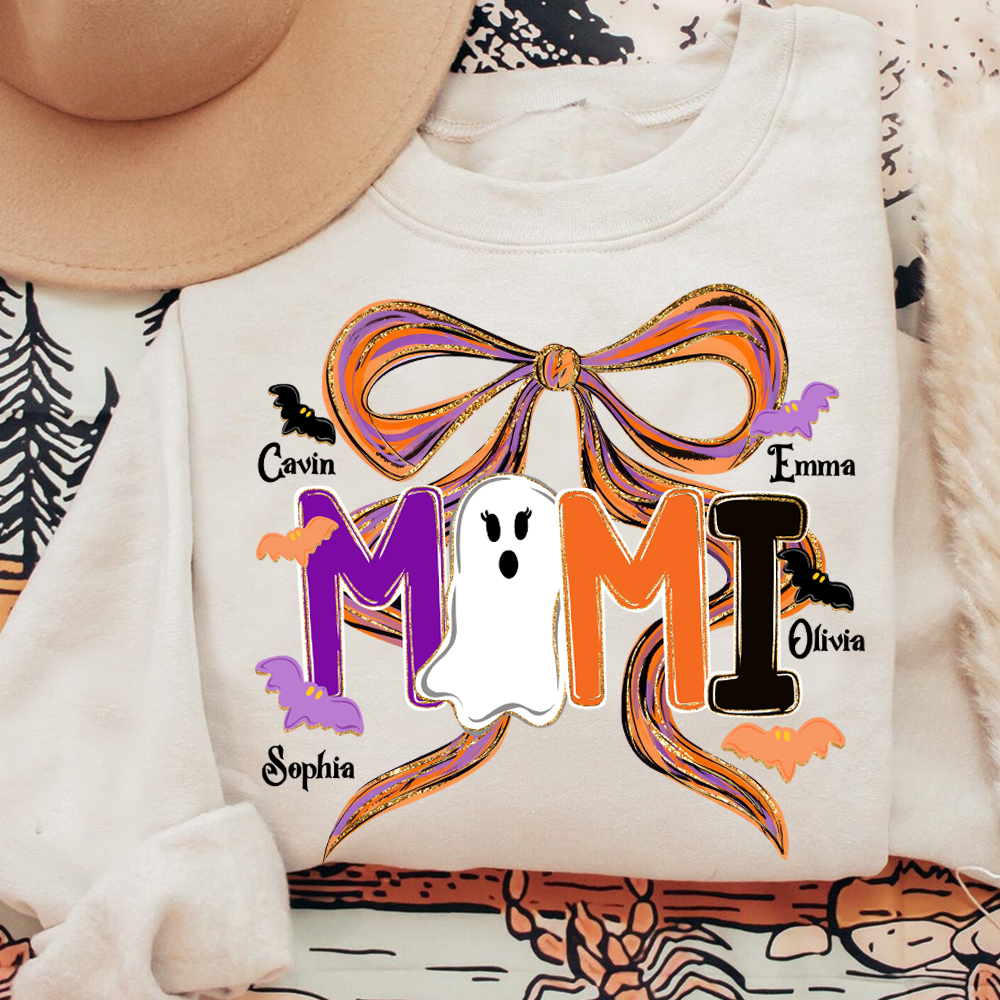 Boo Mimi, Halloween Spooky Coquette For Gift Grandma And Kids