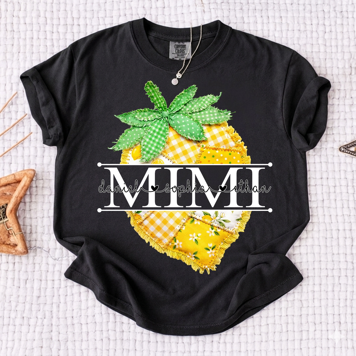 Comfort Colors® Personalized Mimi Lemon Shirt, Sweet Summer Fruit Grandma Gift
