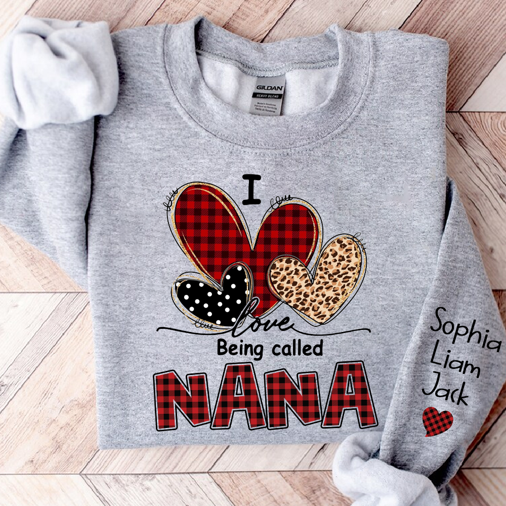 Custom I Love Being Called Mimi Sweatshirt, Grandma Shirt with Kids Names, Mother's Day Gift for Grandma
