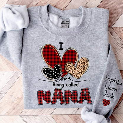 Custom I Love Being Called Mimi Sweatshirt, Grandma Shirt with Kids Names, Mother's Day Gift for Grandma