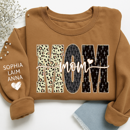 Custom Bible Style Mom Sweatshirt – Personalized Gift for Mom, Mama, or Grandma with Grandkids’ Names