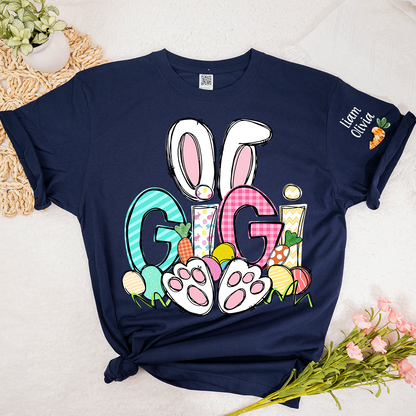 Easter Bunny Carrot Gigi And Kids LTP01 TShirt