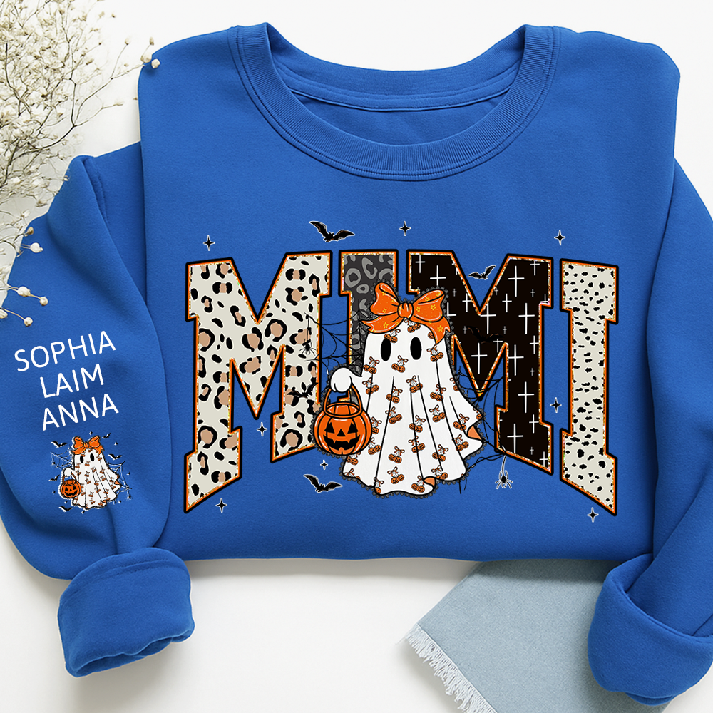 Bible Style Design, Custom Halloween Gift For Mimi And Her Grandchildren