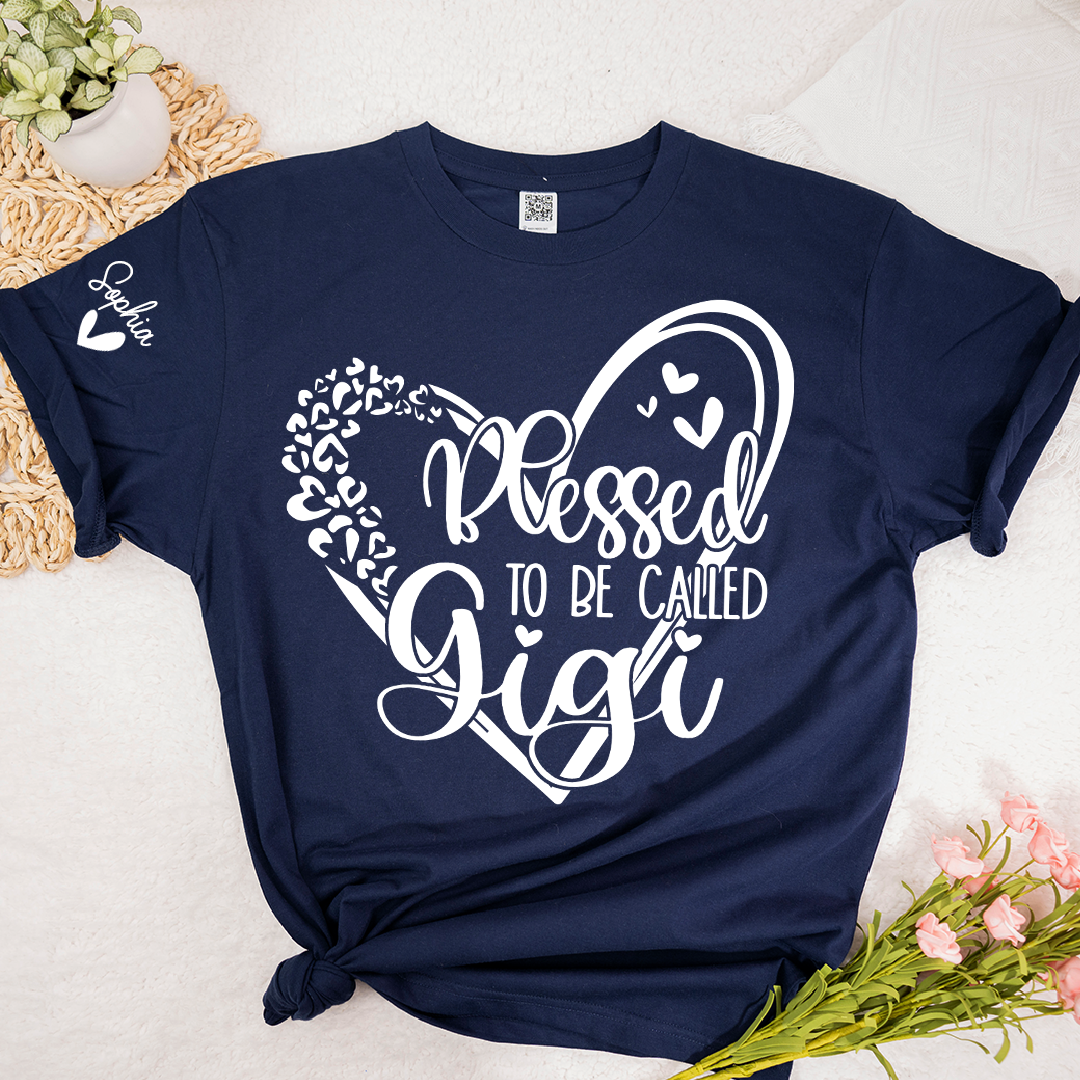 Blessed To Be Call Gigi, Custom Nicknames for Grandma and Kids