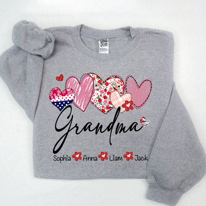 Valentine's Day Heart Grandma Life And Kids LTP01
