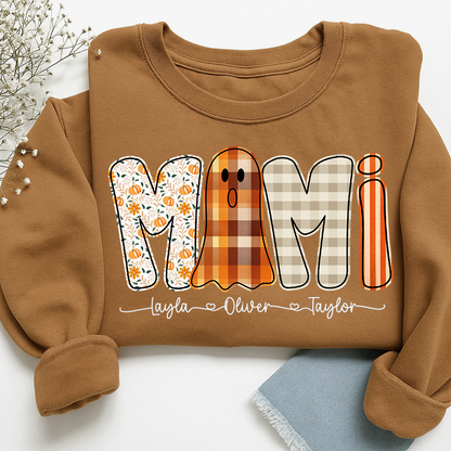 Personalized Naughty Halloween Mimi Ghost, For Gift for Grandma And Kids