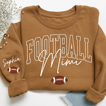 Personalized Mimi Baseball Sweatshirt, Custom Gifts for Grandma and Grandchild